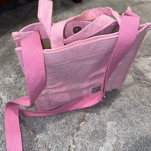 Pink tote bag